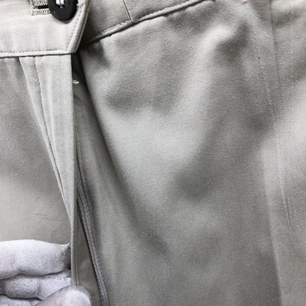 Vintage Lacoste Chino Pants Mens 32x27‎ Beige Tapered Leg Performance Golf
